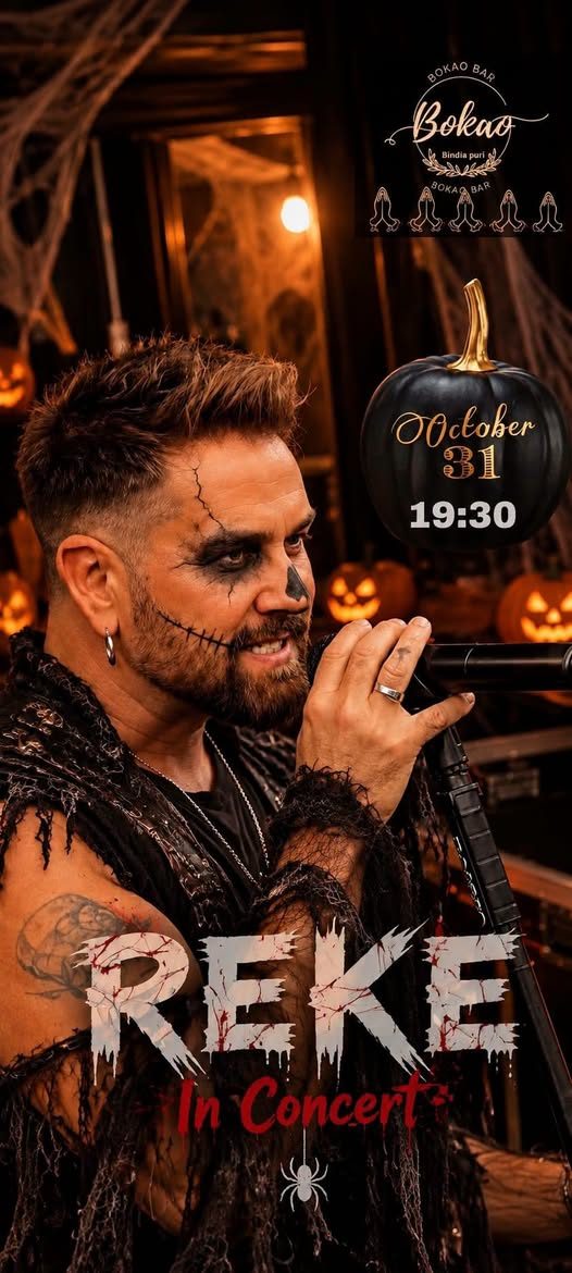 Poster: REKE in concert, October 31 at 19:30