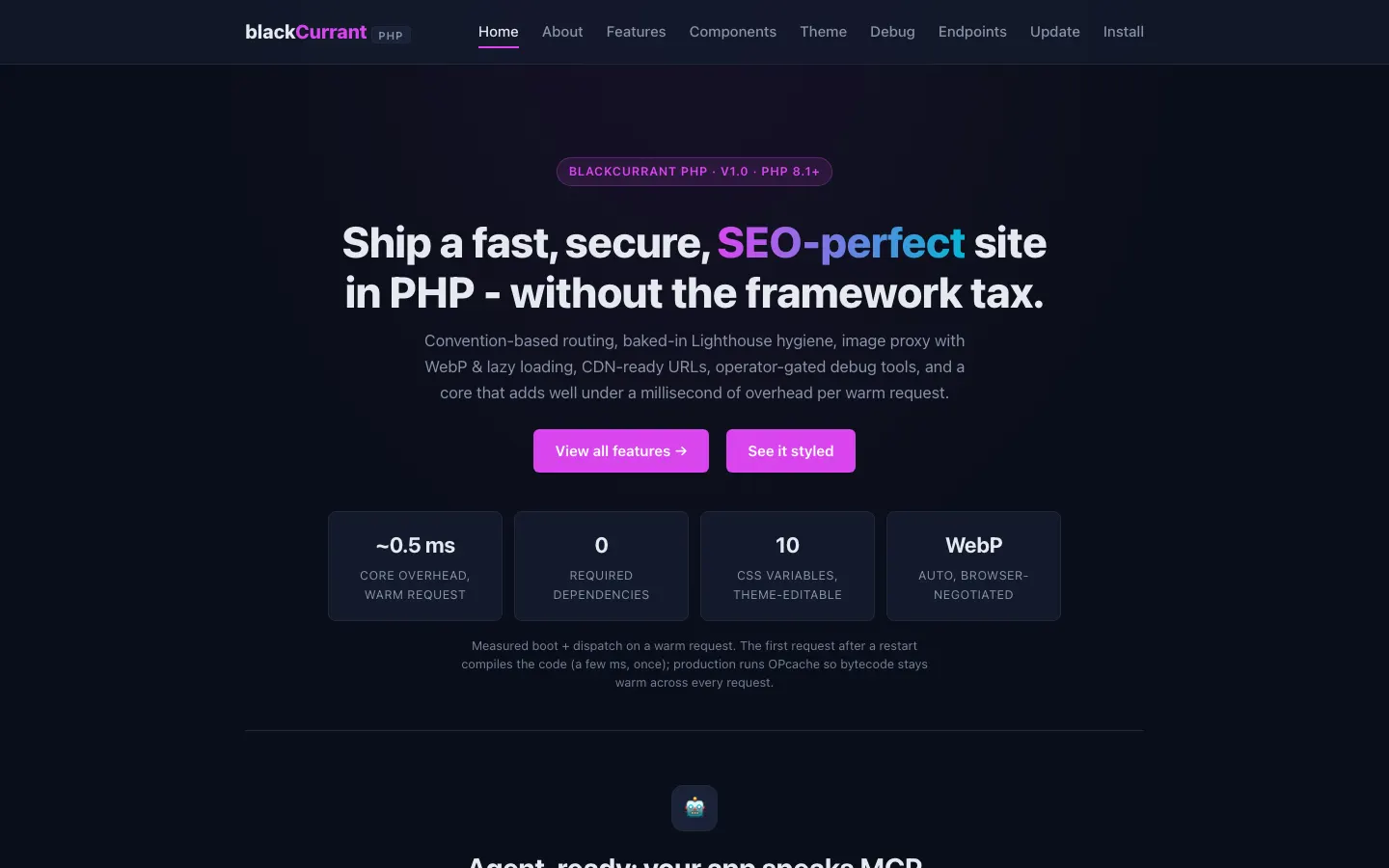 blackCurrant screenshot