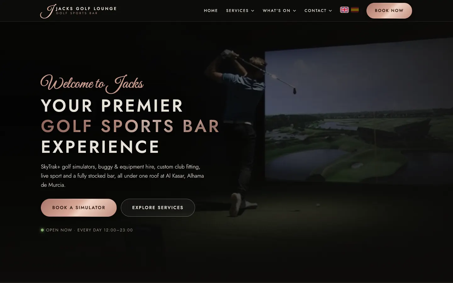 Jacks Golf Lounge screenshot