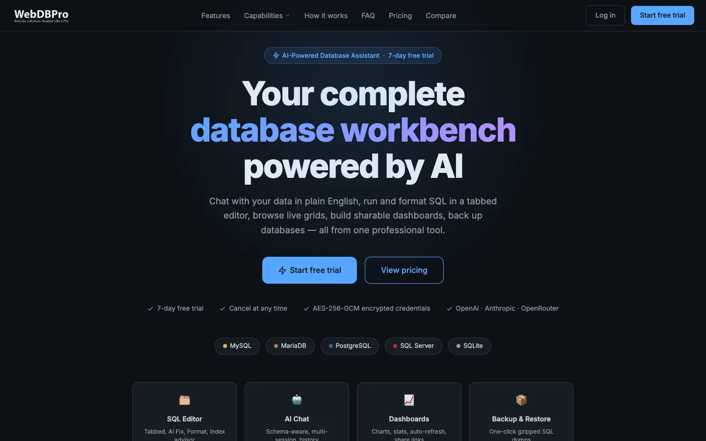 WebDBPro screenshot