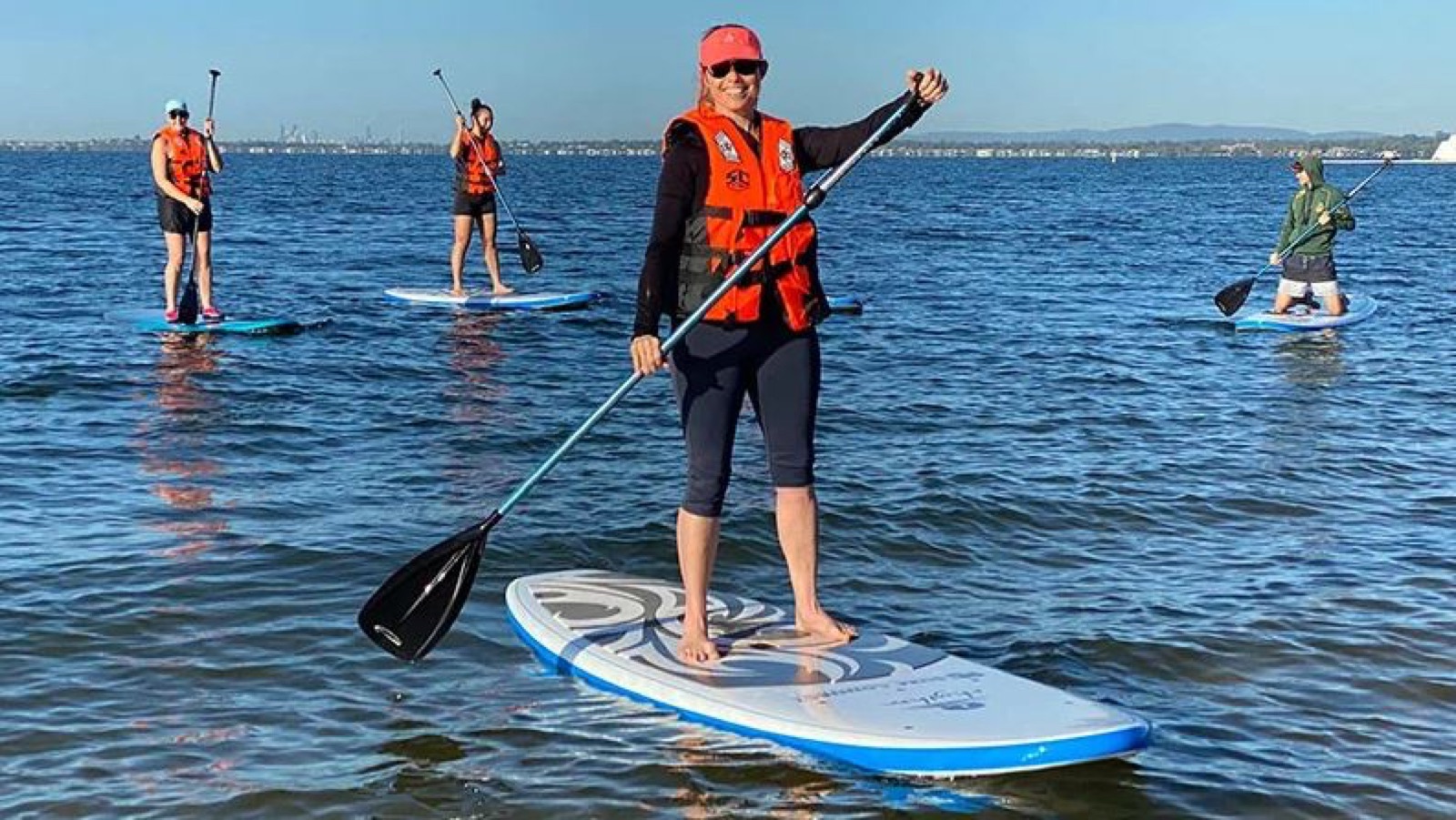 Kayak and paddle surf