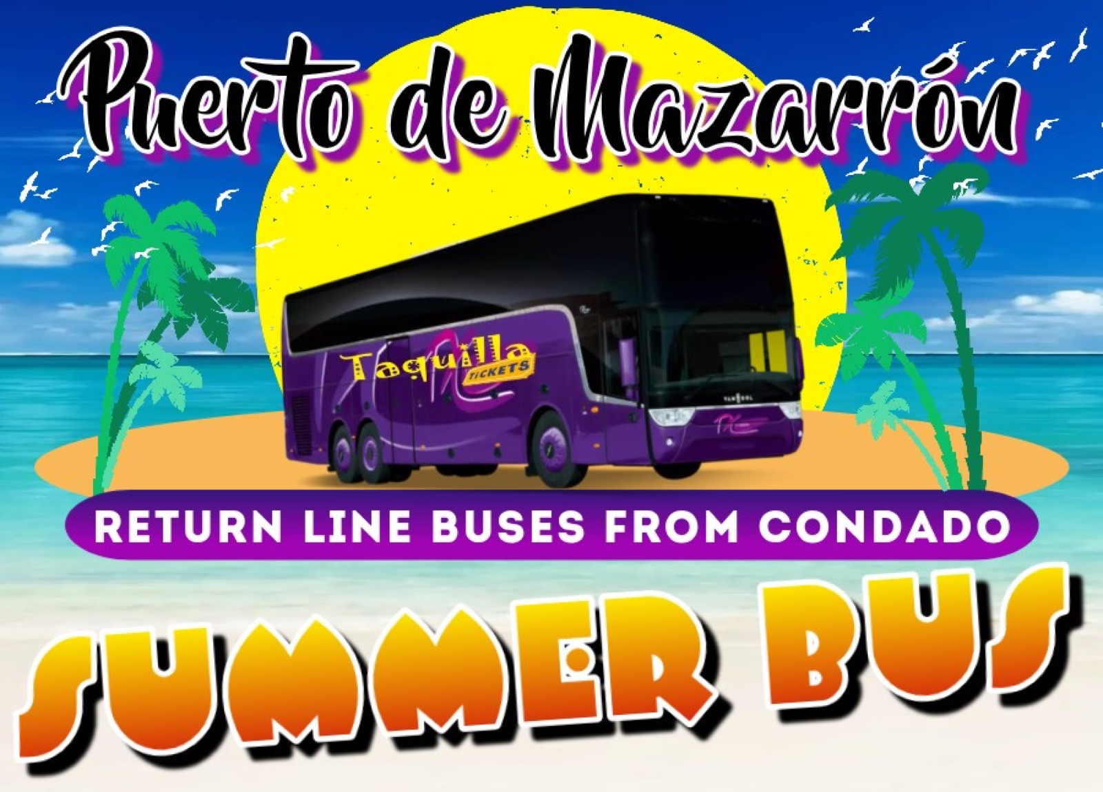 September line bus to Puerto de Mazarrón