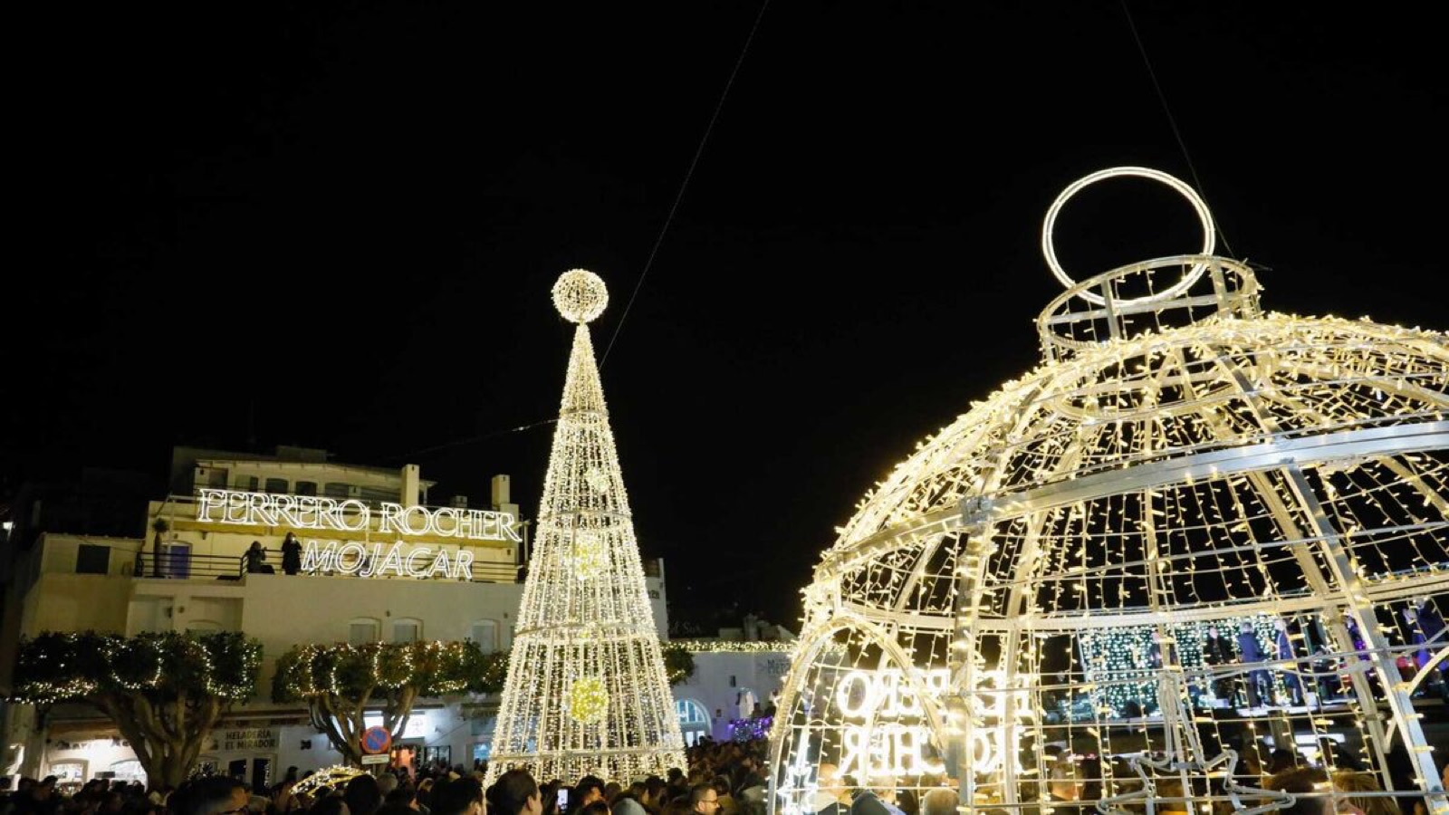 Mojácar Christmas lights
