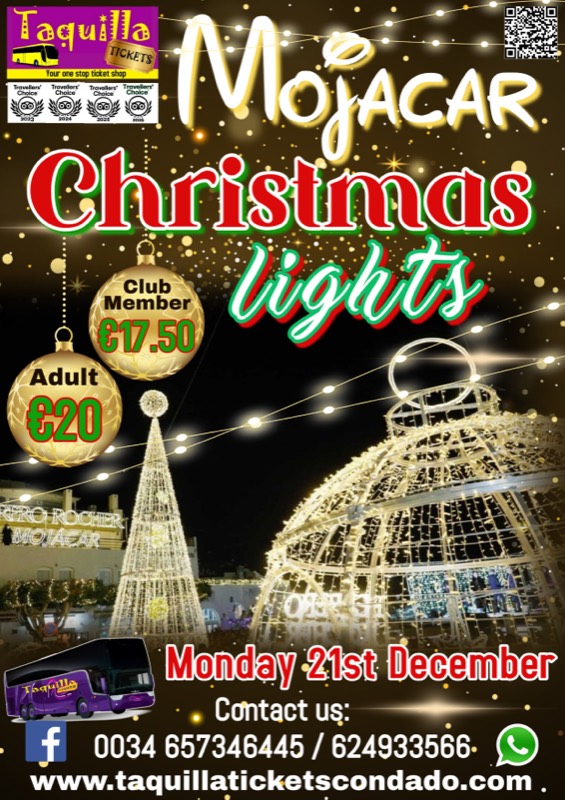 Mojácar Christmas lights
