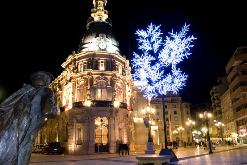 Cartagena Christmas lights and markets
