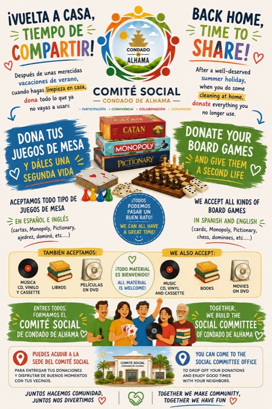 Upcoming events for the rest of 2026