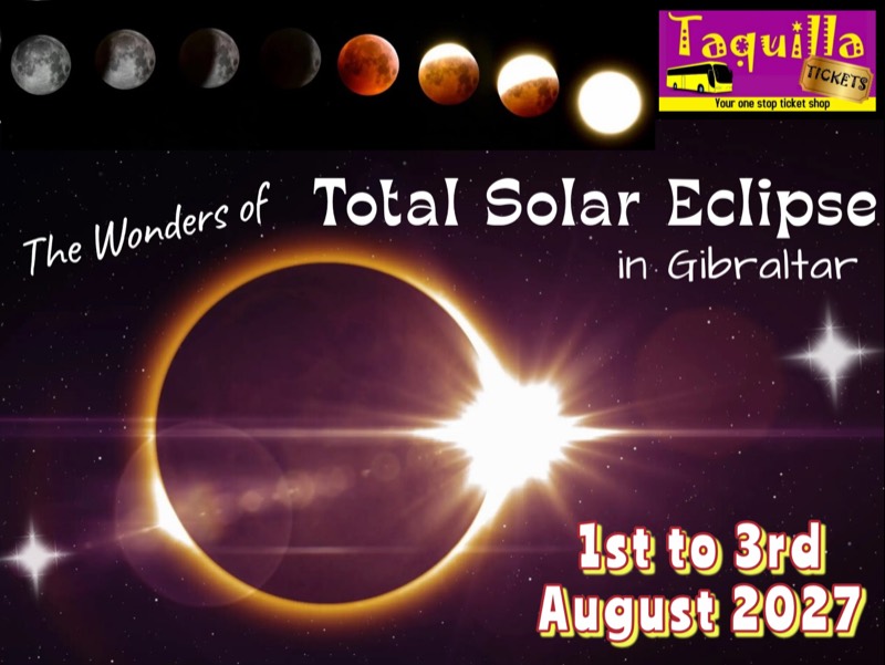 Total solar eclipse in Gibraltar