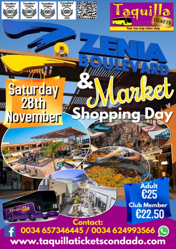 La Zenia shopping day trip